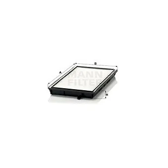 Filtre, air de l'habitacle MANN-FILTER CU 2835