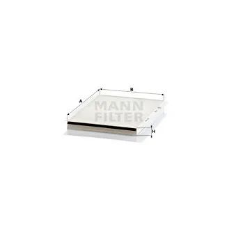 Filtre, air de l'habitacle MANN-FILTER CU 2839