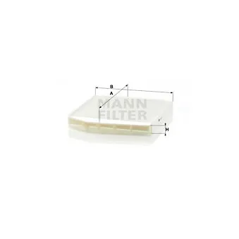 Filtre, air de l'habitacle MANN-FILTER CU 2855/1