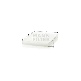 Filtre, air de l'habitacle MANN-FILTER CU 2882