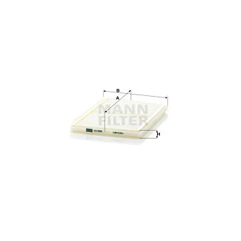 Filtre, air de l'habitacle MANN-FILTER CU 2930