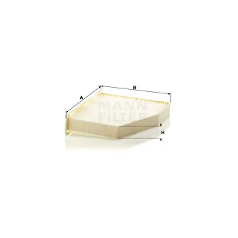 Filtre, air de l'habitacle MANN-FILTER CU 2939