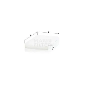 Filtre, air de l'habitacle MANN-FILTER CU 2940