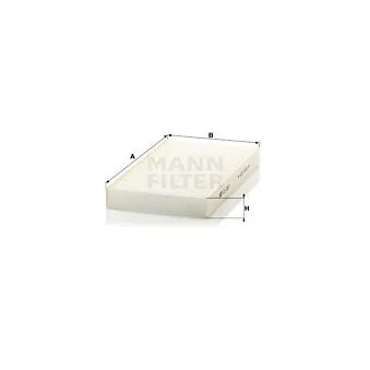 Filtre, air de l'habitacle MANN-FILTER CU 2951