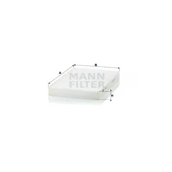 Filtre, air de l'habitacle MANN-FILTER CU 2952
