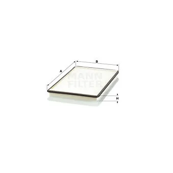 Filtre, air de l'habitacle MANN-FILTER CU 3032