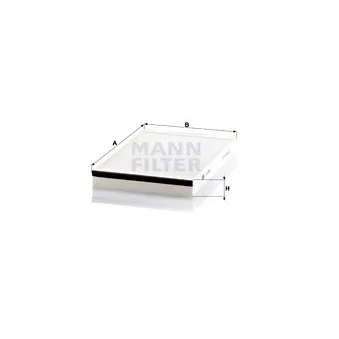 Filtre, air de l'habitacle MANN-FILTER CU 3054