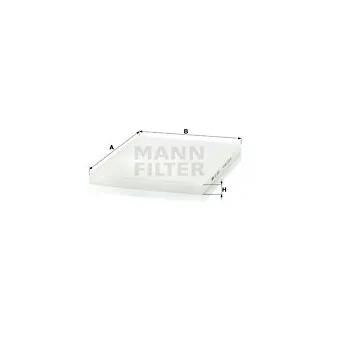Filtre, air de l'habitacle MANN-FILTER CU 3059