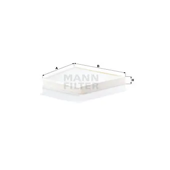 Filtre, air de l'habitacle MANN-FILTER CU 3172/1