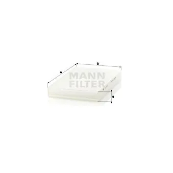 Filtre, air de l'habitacle MANN-FILTER CU 3192