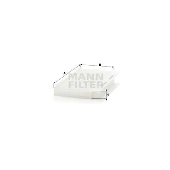 Filtre, air de l'habitacle MANN-FILTER CU 3337