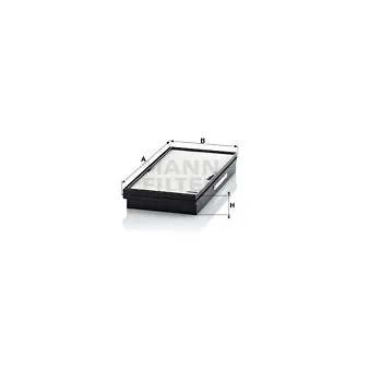 Filtre, air de l'habitacle MANN-FILTER CU 3350
