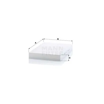 Filtre, air de l'habitacle MANN-FILTER CU 34 003