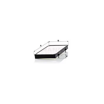 Filtre, air de l'habitacle MANN-FILTER CU 3454