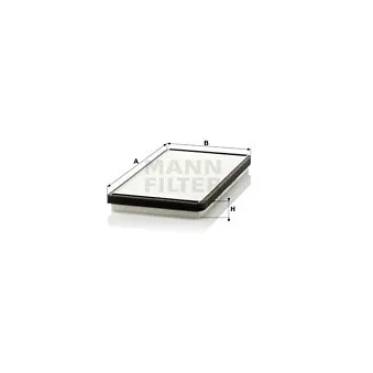 Filtre, air de l'habitacle MANN-FILTER CU 3478