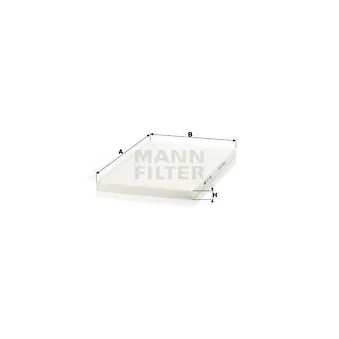 Filtre, air de l'habitacle MANN-FILTER CU 3562