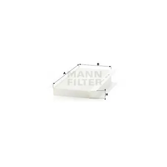 Filtre, air de l'habitacle MANN-FILTER CU 3567