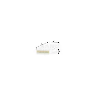 Filtre, air de l'habitacle MANN-FILTER CU 3649