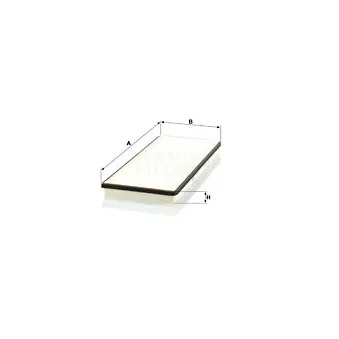 Filtre, air de l'habitacle MANN-FILTER CU 3858