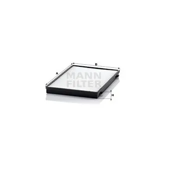 Filtre, air de l'habitacle MANN-FILTER CU 3943
