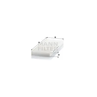 Filtre, air de l'habitacle MANN-FILTER CU 4179