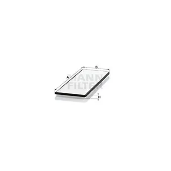 Filtre, air de l'habitacle MANN-FILTER CU 4251