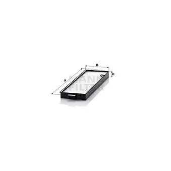 Filtre, air de l'habitacle MANN-FILTER CU 4416