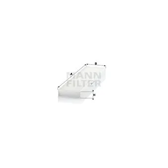 Filtre, air de l'habitacle MANN-FILTER CU 4436
