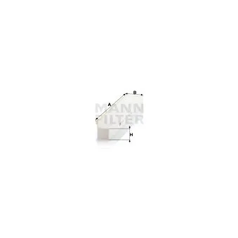 Filtre, air de l'habitacle MANN-FILTER CU 4727