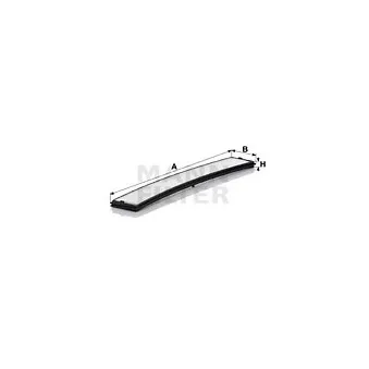 Filtre, air de l'habitacle MANN-FILTER CU 6724