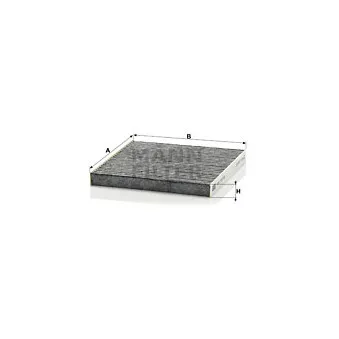 Filtre, air de l'habitacle MANN-FILTER CUK 18 002