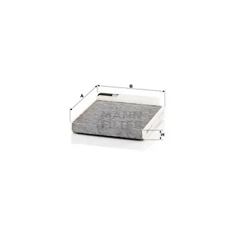 Filtre, air de l'habitacle MANN-FILTER CUK 1829