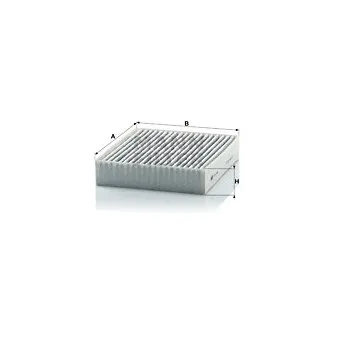 Filtre, air de l'habitacle MANN-FILTER CUK 1830