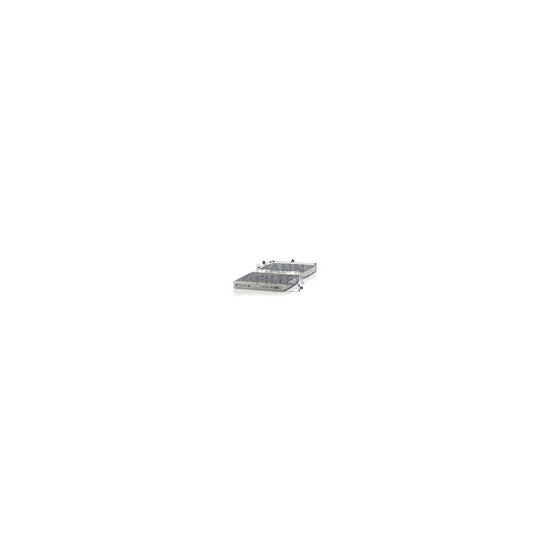 Filtre, air de l'habitacle MANN-FILTER CUK 19 004