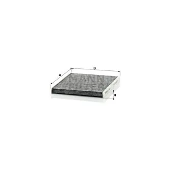 Filtre, air de l'habitacle MANN-FILTER CUK 2026