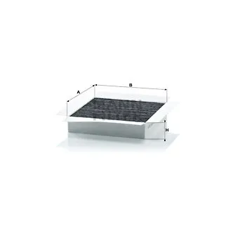 Filtre, air de l'habitacle MANN-FILTER CUK 2032