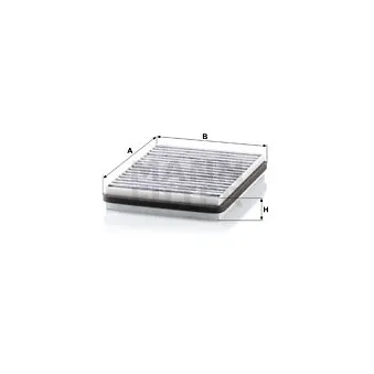 Filtre, air de l'habitacle MANN-FILTER CUK 22 014