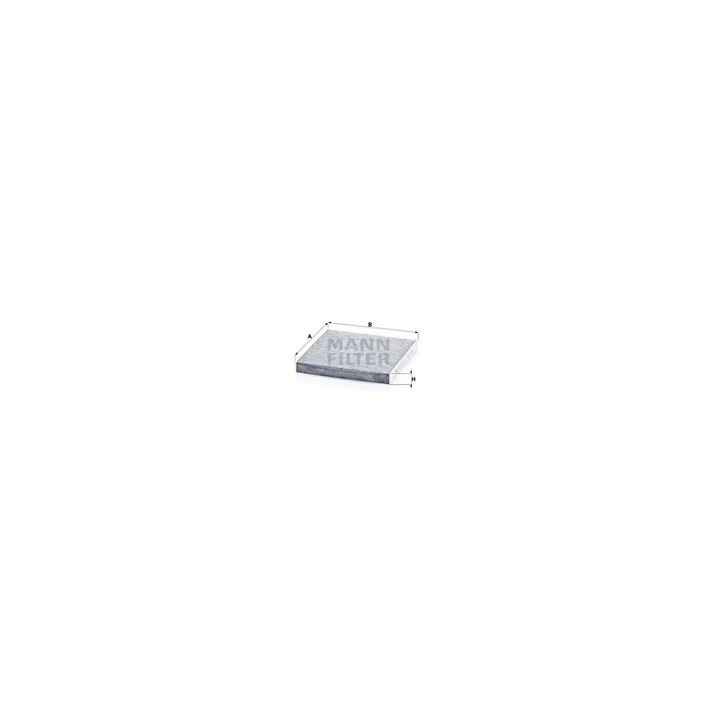 Filtre, air de l'habitacle MANN-FILTER CUK 22 021