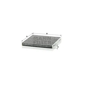 Filtre, air de l'habitacle MANN-FILTER CUK 2226