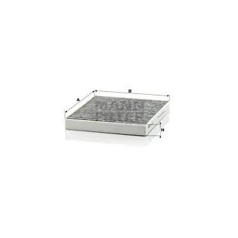 Filtre, air de l'habitacle MANN-FILTER CUK 2227