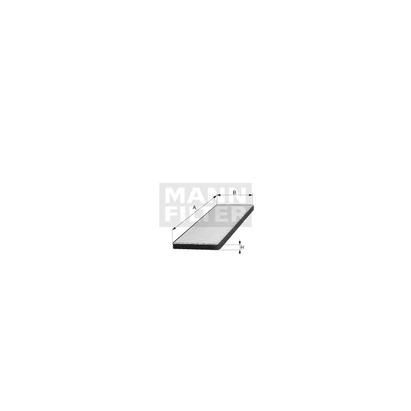 Filtre, air de l'habitacle MANN-FILTER CUK 23 004-2