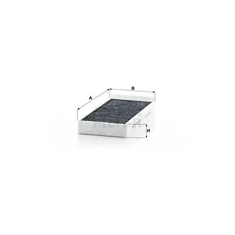 Filtre, air de l'habitacle MANN-FILTER CUK 23 005-2