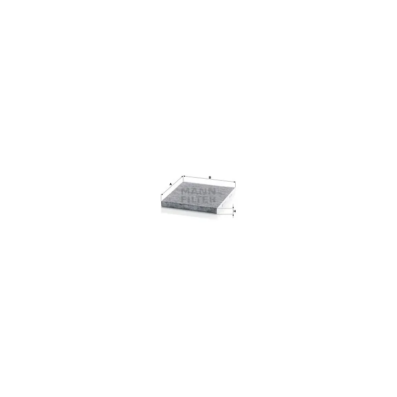 Filtre, air de l'habitacle MANN-FILTER CUK 23 009