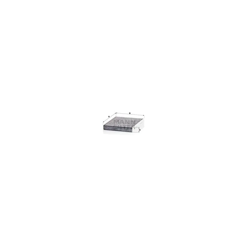 Filtre, air de l'habitacle MANN-FILTER CUK 2335 KIT