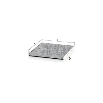 Filtre, air de l'habitacle MANN-FILTER CUK 2336
