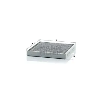 Filtre, air de l'habitacle MANN-FILTER