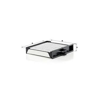 Filtre, air de l'habitacle MANN-FILTER CUK 2430