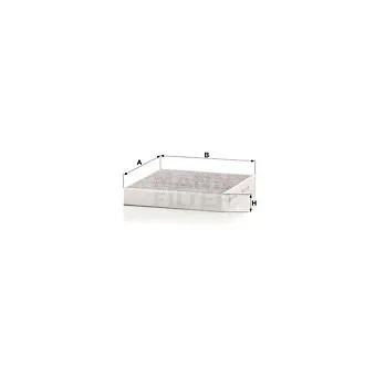Filtre, air de l'habitacle MANN-FILTER CUK 2440