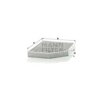 Filtre, air de l'habitacle MANN-FILTER CUK 2450