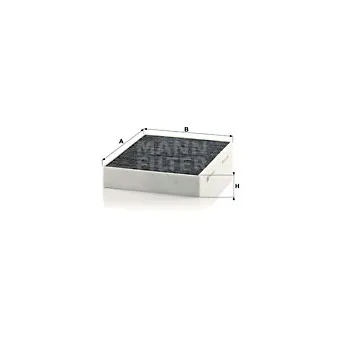 Filtre, air de l'habitacle MANN-FILTER CUK 25 001